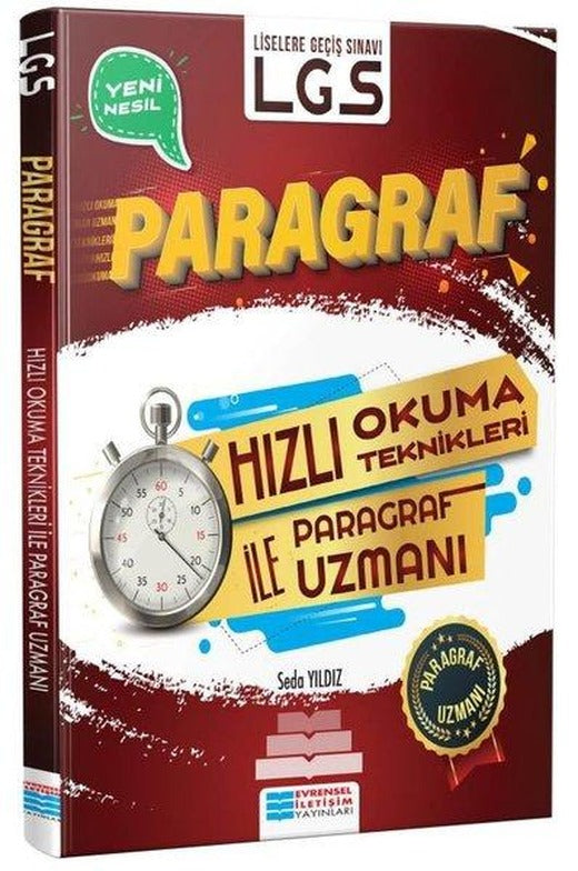 LGS Hızlı Okuma Teknikleri İle Paragraf Uzmanı | Evrensel İletişim Yayınları (İnce Kapak)