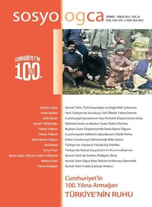 Sosyologca Dergisi Sayı: 26 | Doğu Kitabevi (Ciltsiz)