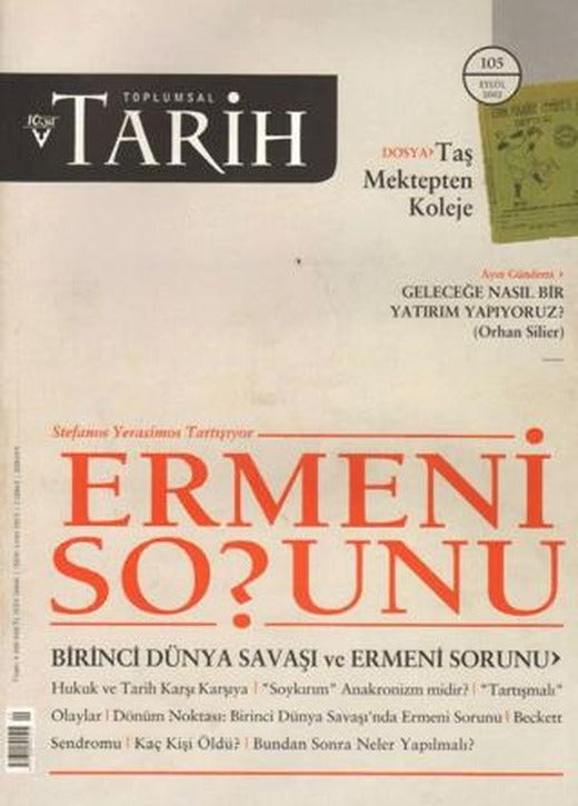 Toplumsal Tarih Dergisi Sayı: 105 | Tarih Vakfı Yurt Yayınları - Toplumsal Tarih Dergisi (Ciltsiz)