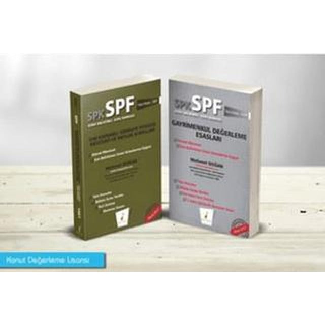 SPK - SPF Konut Değerleme Lisansı Seti (2 Kitap Takım) | Pelikan Tıp Teknik Yayıncılık (Ciltsiz)