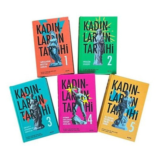 Kadınların Tarihi Seti - 5 Kitap Takım | Alfa Yayıncılık (Ciltli)