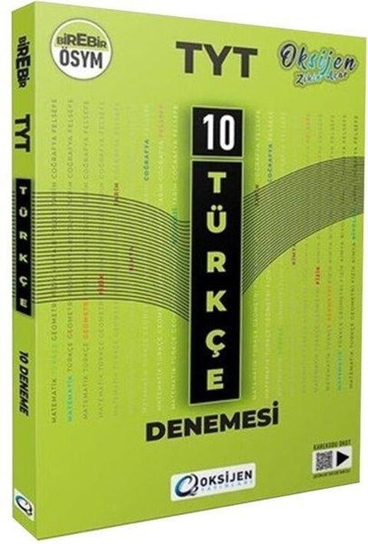 TYT Türkçe 10 Branş Denemesi | Oksijen Yayınları - Eğitim (İnce Kapak)