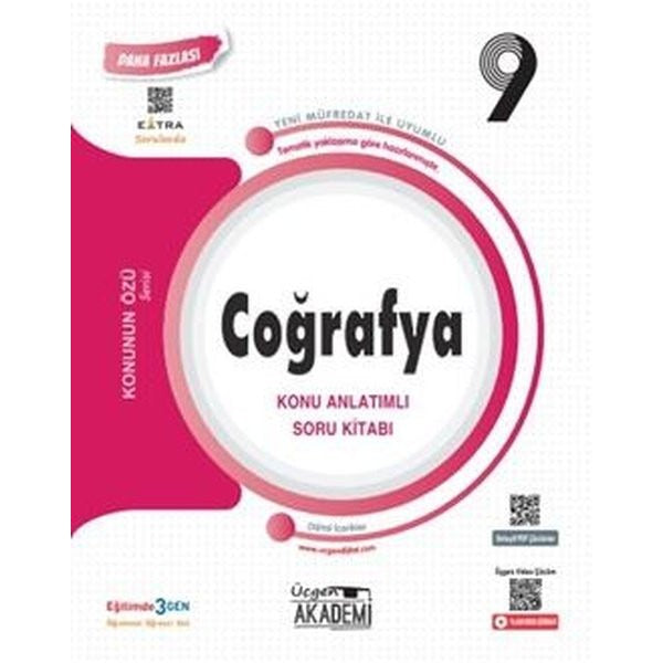 9.Sınıf Konunun Özü - Coğrafya Konu Anlatımlı Soru Kitabı