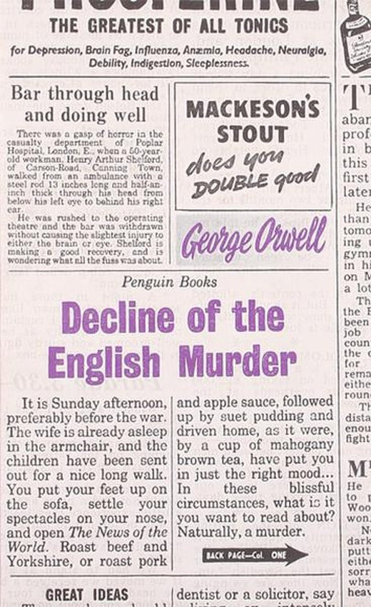 Penguin Great Ideas: Decline of the English Murder | Penguin Classics (İnce Kapak)