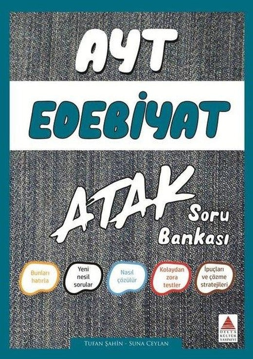 AYT Edebiyat Soru Bankası Atak | Delta Kültür-Eğitim (İnce Kapak)