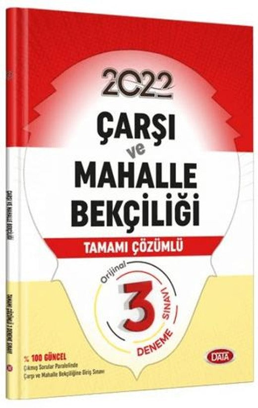 2022 Çarşı ve Mahalle Bekçiliği Sınavı Tamamı Çözümlü 3 Deneme Sınavı