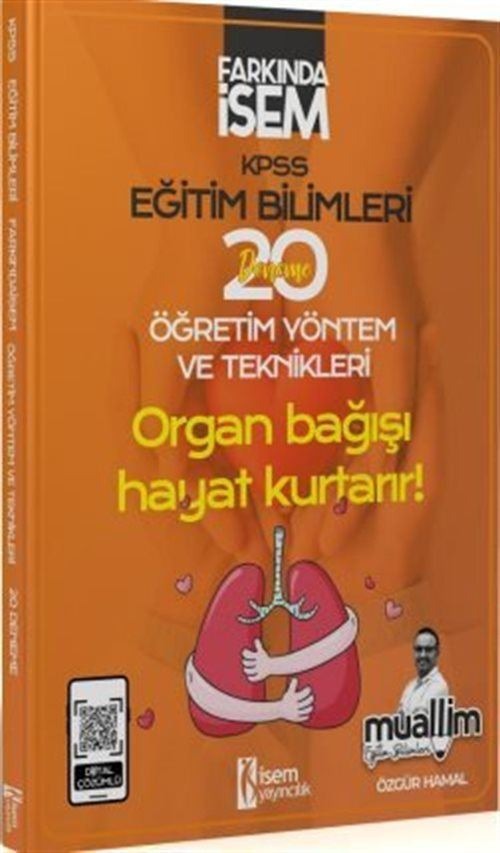 KPSS Eğitim Bilimleri Öğretim Yöntem ve Teknikleri Muallim 20 Deneme Çözümlü | İSEM Yayıncılık (Ciltsiz)