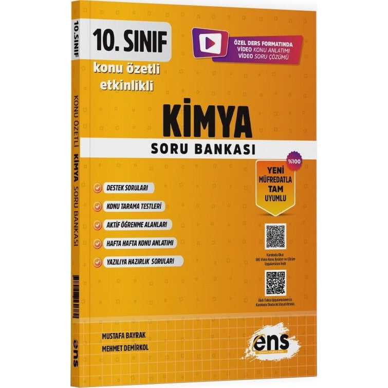 10. Sınıf Kimya Etkinlikli Soru Bankası | ENS Yayınları (Ciltsiz)