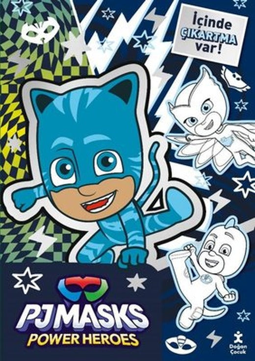 Pjmasks Power Heroes - Renk Koleksiyonu Boyama Kitabı | Doğan Çocuk (İnce Kapak )