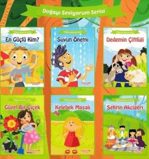 Doğayı Seviyorum Dizisi Seti (6 Kitap Takım) | Yumurcak Yayınları (Ciltsiz)