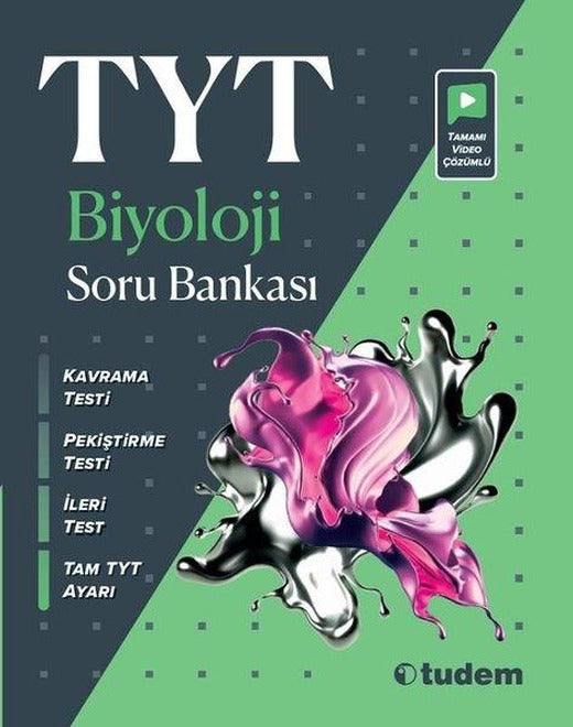 TYT Biyoloji Soru Bankası | Tudem Yayınları - Ders Kitapları (İnce Kapak)