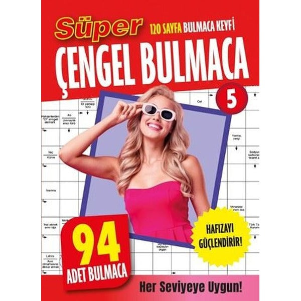 Süper Çengel Bulmaca 5 | Dokuz Yayınları (İnce Kapak)