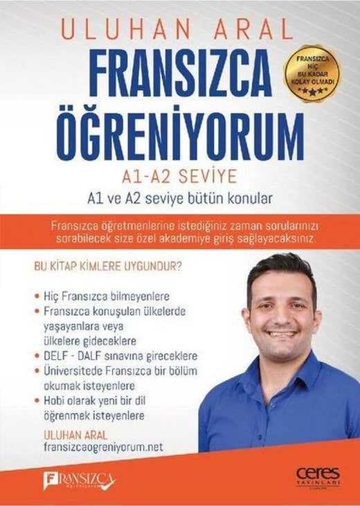 Fransızca Öğreniyorum - A1 ve A2 Seviye Bütün Konular | Ceres Yayınları (e-Kitap)