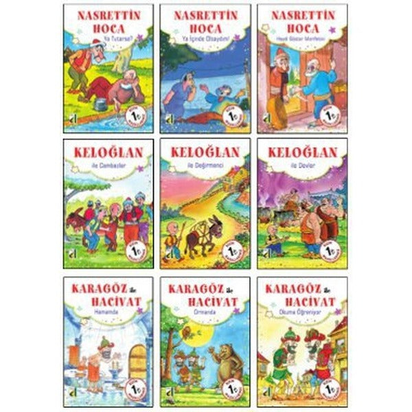 Bizim Masallarımız (9 Kitap Takım) | Damla Yayınevi - Çocuk Kitapları Dizisi (İnce Kapak)