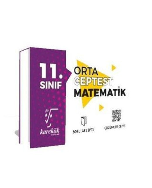 11. Sınıf Matematik Ceptest (Orta) | Karekök Yayıncılık (Ciltsiz)