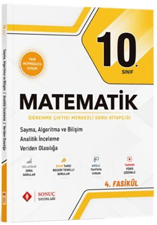 10. Sınıf Matematik Sayma Algoritma ve Bilişim Analitik İnceleme Veriden Olasılığa