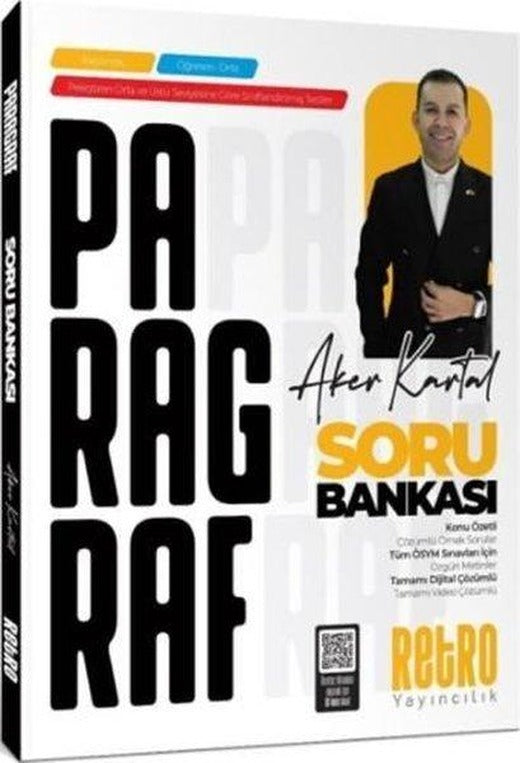 2025 Model Aker Kartal Tüm Adaylar için Paragraf Soru Bankası | Retro Yayıncılık (İnce Kapak)