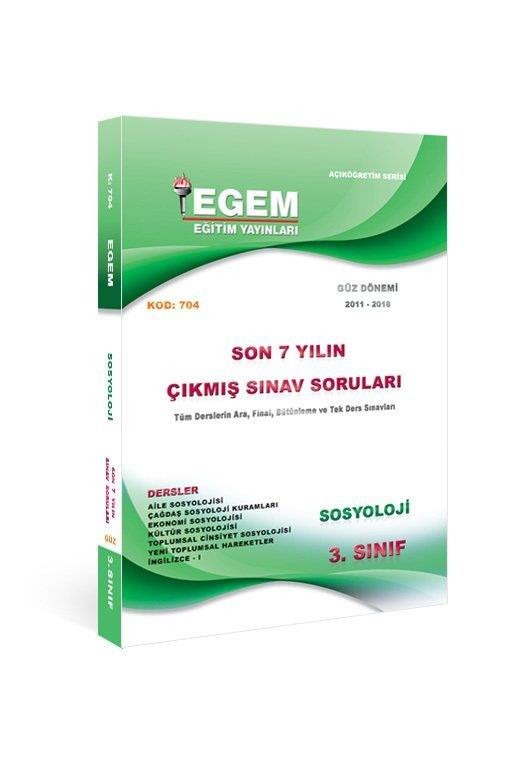 3. Sınıf Sosyoloji Çıkmış Sınav Soruları