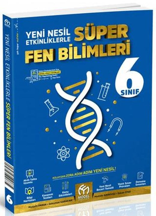 6. Sınıf Süper Fen Bilimleri Soru Bankası | Model Eğitim Yayıncılık (Ciltsiz)