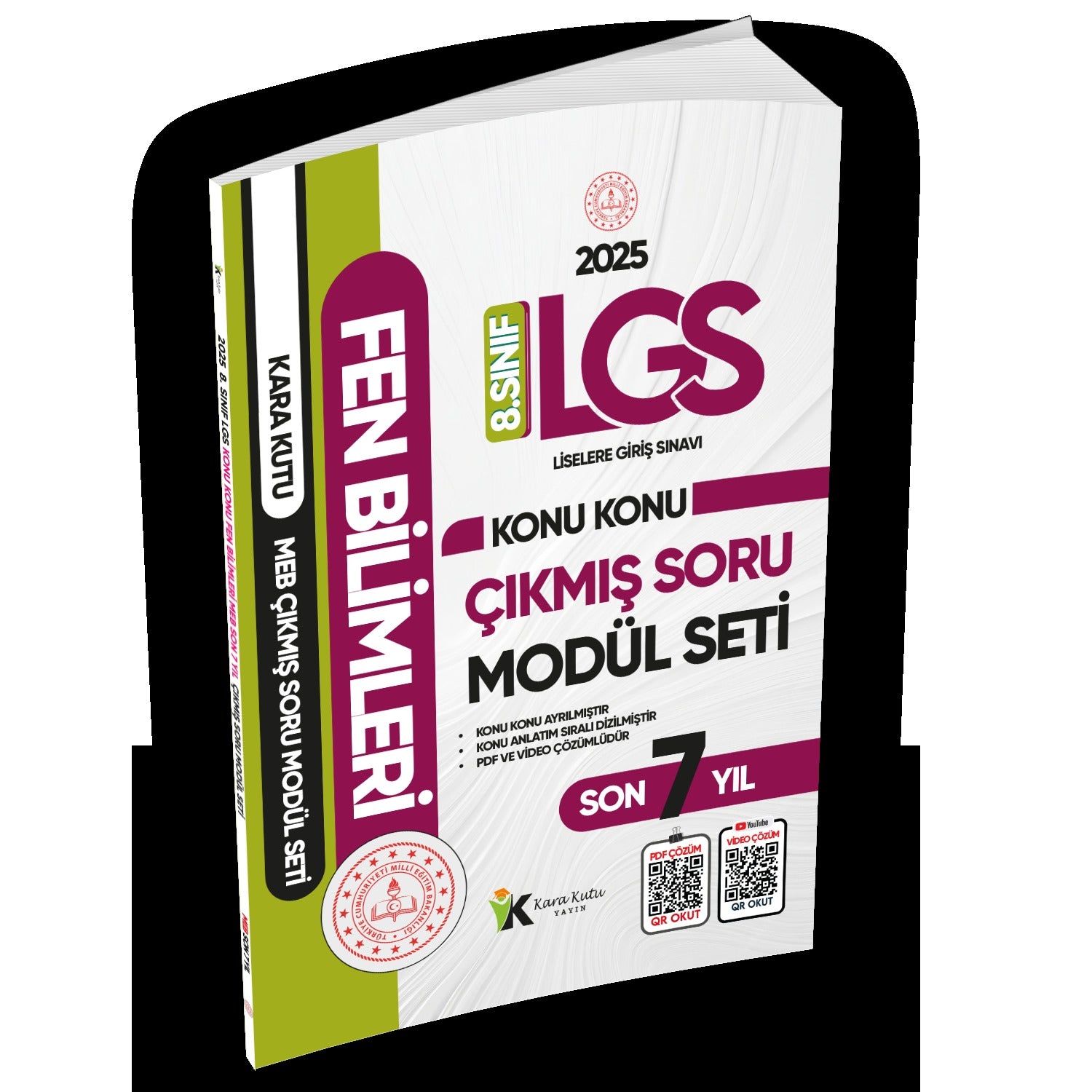 2025 LGS 8. Sınıf Fen Bilimleri Karakutu Konu Konu Son 7 Yıl MEB Çıkmış Soru Modül Seti