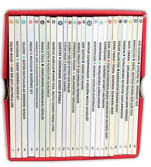 Aforizmalar Seti-Kutulu - 25 Kitap Takım | Zeplin Kitap