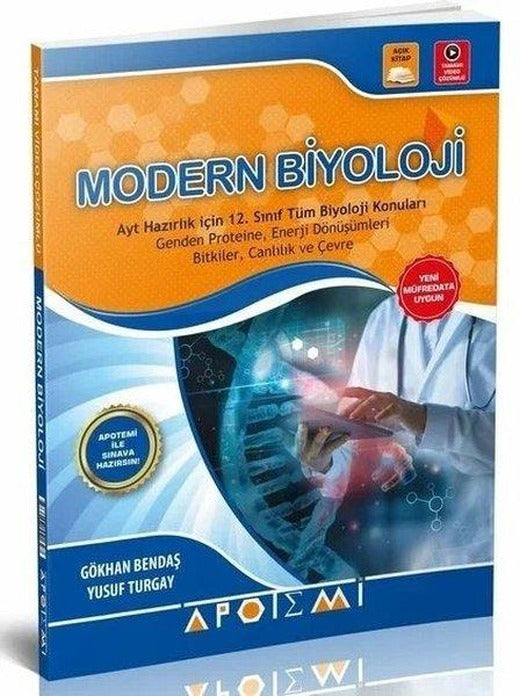 AYT Modern Biyoloji | Apotemi Yayınları (İnce Kapak)
