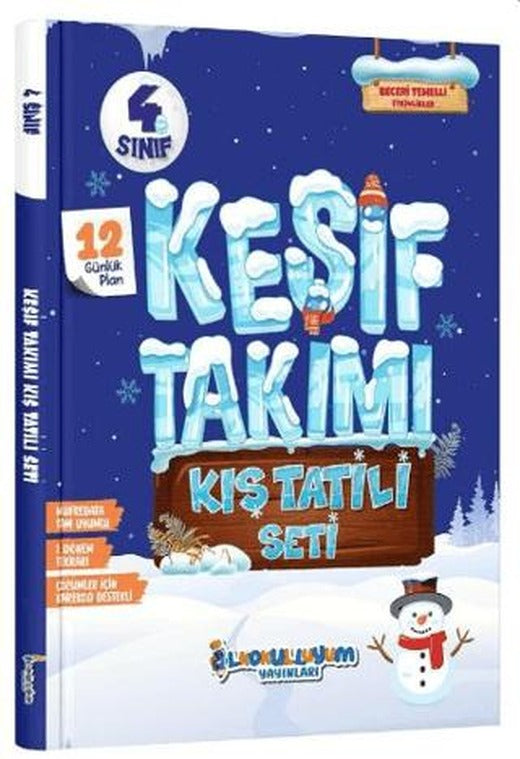 4. Sınıf Keşif Takımı Kış Tatili Seti | İlkokulluyum (Ciltsiz)