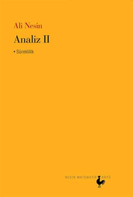 Analiz 2 | Nesin Matematik Köyü (İnce Kapak)