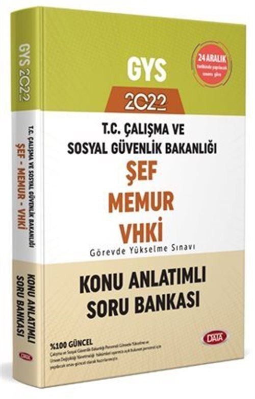 Çalışma ve Sosyal Güvenlik Bakanlığı GYS Memur ve VHKİ Konu Anlatımlı Soru Bankası