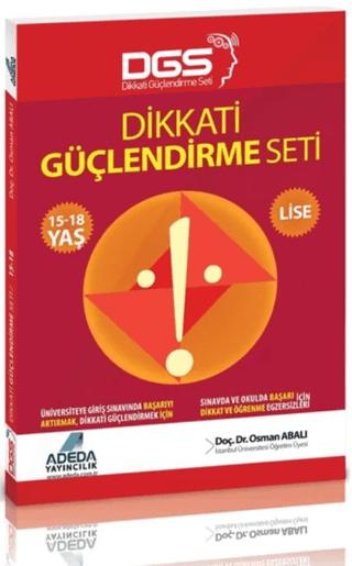 Adeda DGS Dikkati Güçlendirme Seti Lise 15-18 Yaş