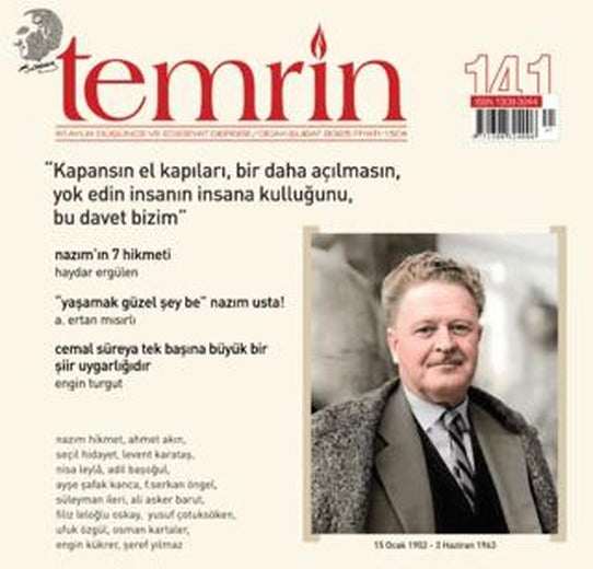 Temrin Düşünce ve Edebiyat Dergisi Sayı: 141 Ocak - Şubat 2025 | Temrin Dergisi (Ciltsiz)