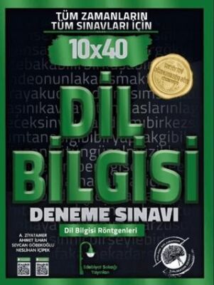Tüm Zamanların Tüm Sınavları İçin Dil Bilgisi 10 x 40 Deneme Sınavı - Kolektif kitap kapağı