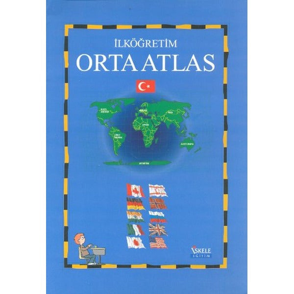 İlköğretim Orta Atlas | İskele Yayıncılık (İnce Kapak)