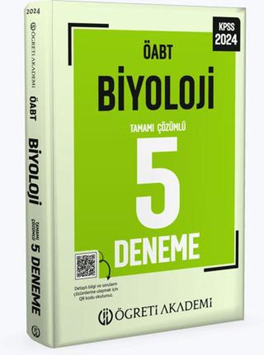 2024 KPSS ÖABT Biyoloji Tamamı Çözümlü 5 Deneme