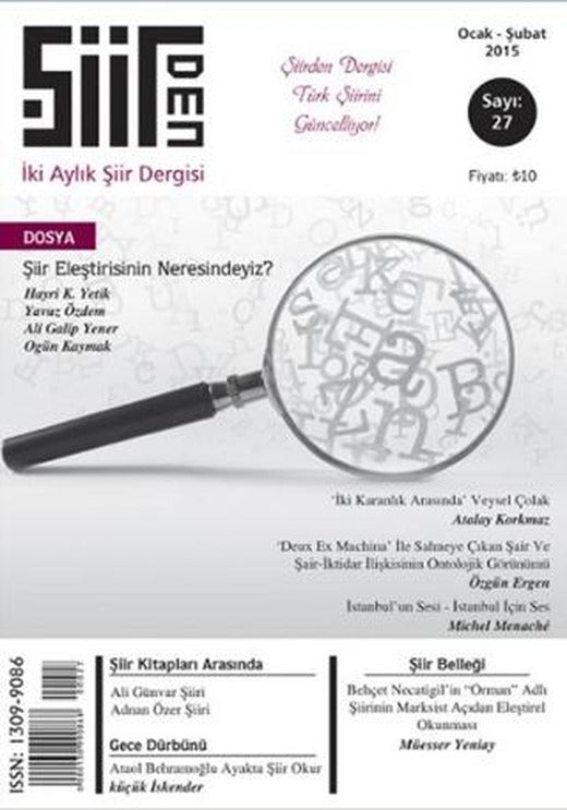 Şiirden İki Aylık Şiir Dergisi Sayı: 27 | Şiirden Yayıncılık (Ciltsiz)