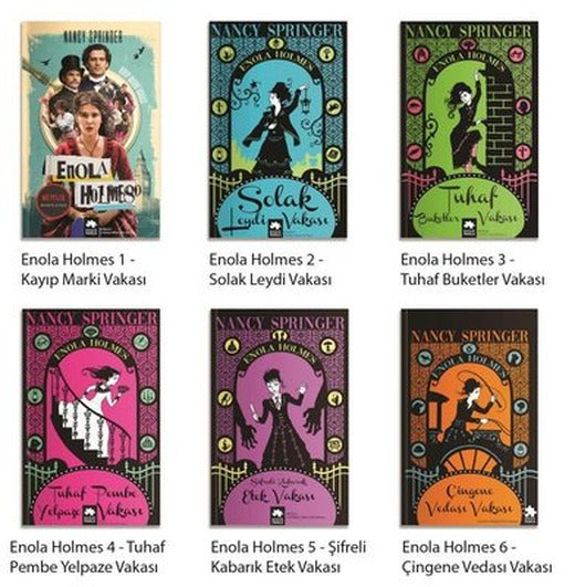 Enola Holmes Serisi Seti - 6 Kitap Takım | Eksik Parça Yayınları (İnce Kapak )
