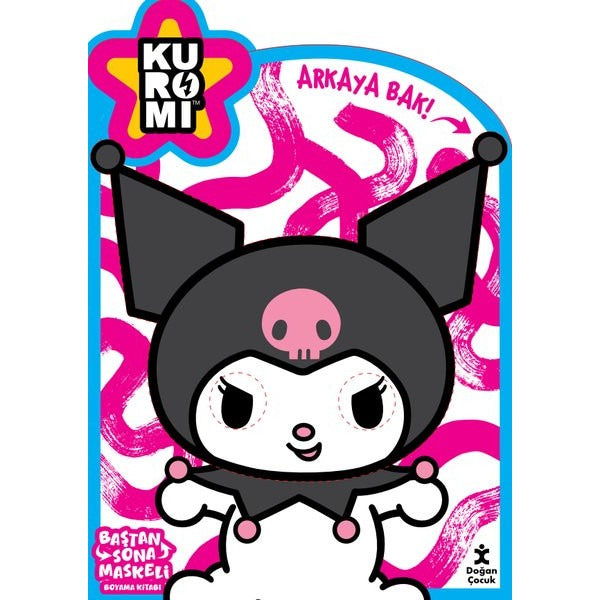 Kuromi - Baştan Sona Maskeli Boyama Kitabı | Doğan Çocuk (İnce Kapak)