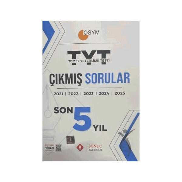 TYT Çıkmış Sorular Son Beş Yıl 2025