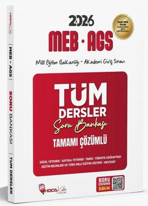 2026 MEB-AGS Tüm Dersler Soru Bankası Çözümlü