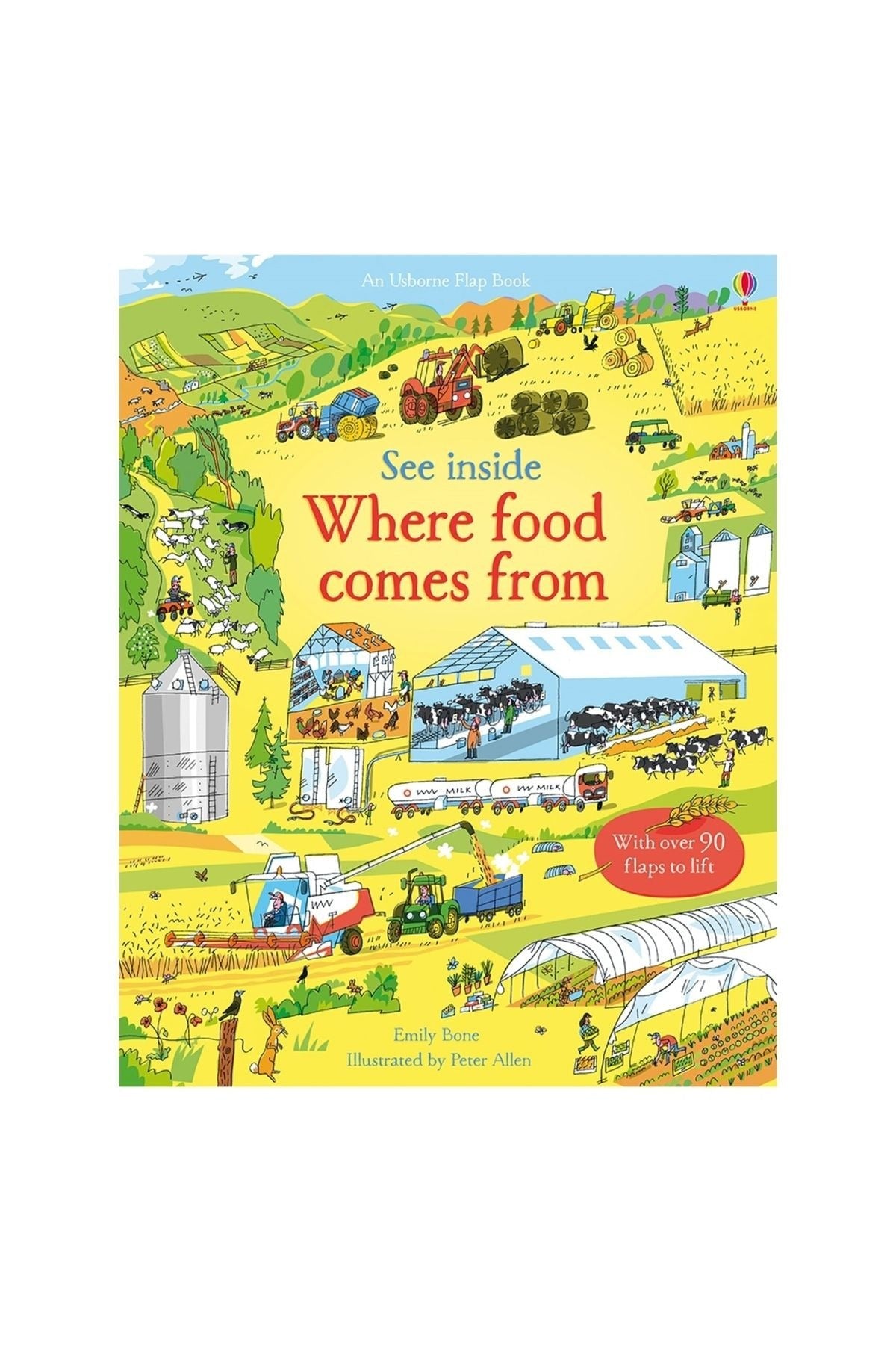 See Inside Where Food Comes From | Usborne (Ciltli)