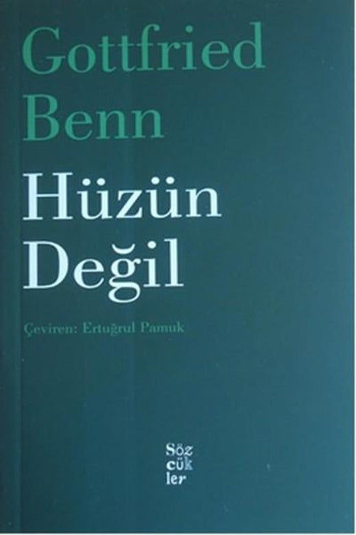 Hüzün Değil | Sözcükler (İnce Kapak)