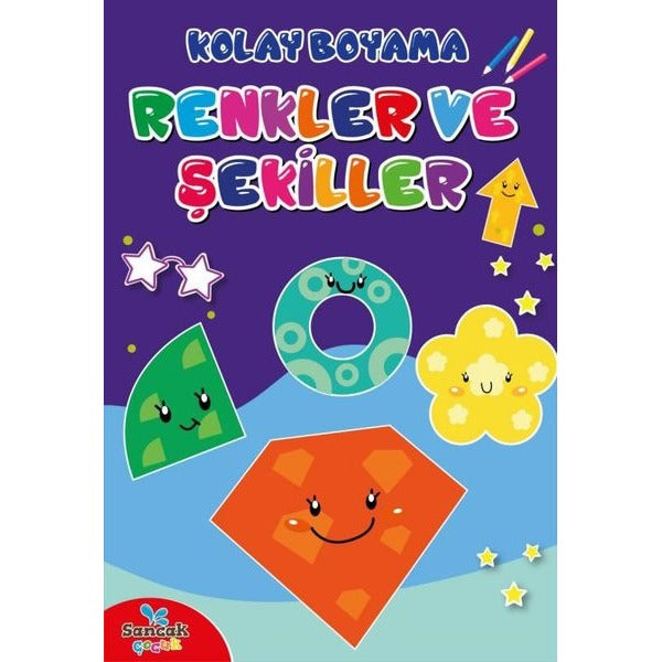 Şirin Boyama - Renkler ve Şekiller | Boyama Zamanı (Ciltsiz)