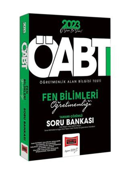 Yargı Yayınları 2023 KPSS ÖABT Fen Bilimleri Öğretmenliği Tamamı Çözümlü Soru Bankası | Yargı Yayınevi (Ciltsiz)