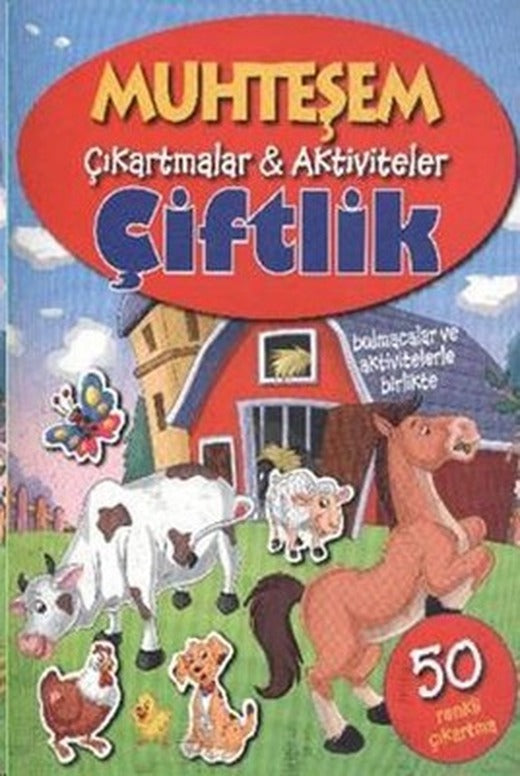 Muhteşem Çıkartmalar Aktiviteler - Çiftlik | Parıltı Yayınları