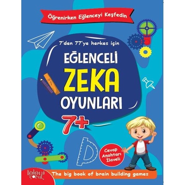 Eğlenceli Zeka Oyunları - Mavi Kitap | Koloni Çocuk (Ciltsiz)