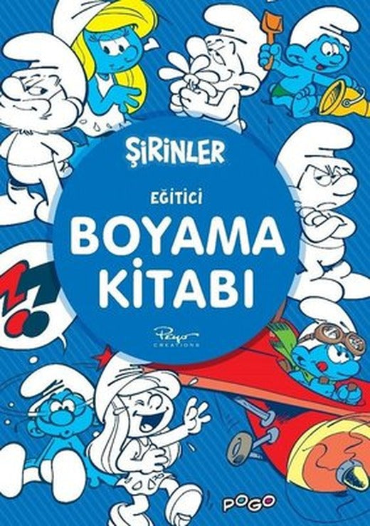 Şirinler-Eğitici Boyama Kitabı | Pogo Çocuk