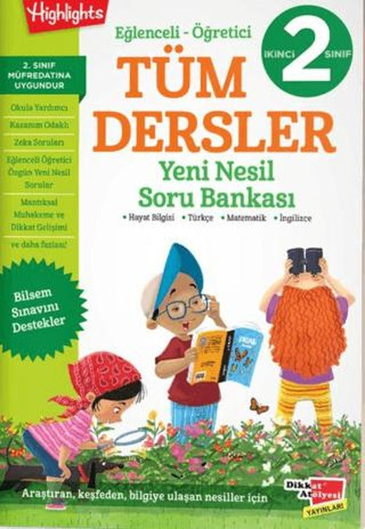 2. Sınıf Eğlenceli - Öğretici Tüm Dersler Yeni Nesil Soru Bankası