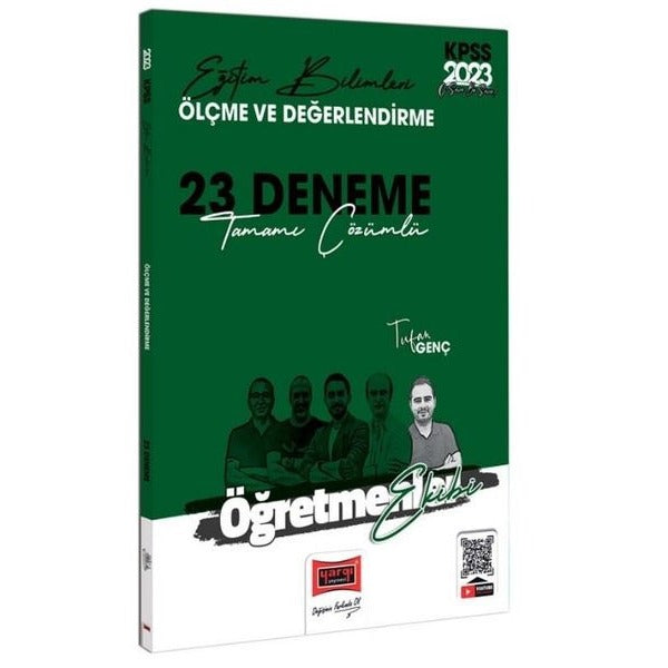 2023 KPSS Eğitim Bilimleri Öğretmenler Ekibi Ölçme ve Değerlendirme Tamamı Çözümlü 23 Deneme Sınavı | Yargı Yayınları (İnce Kapak)