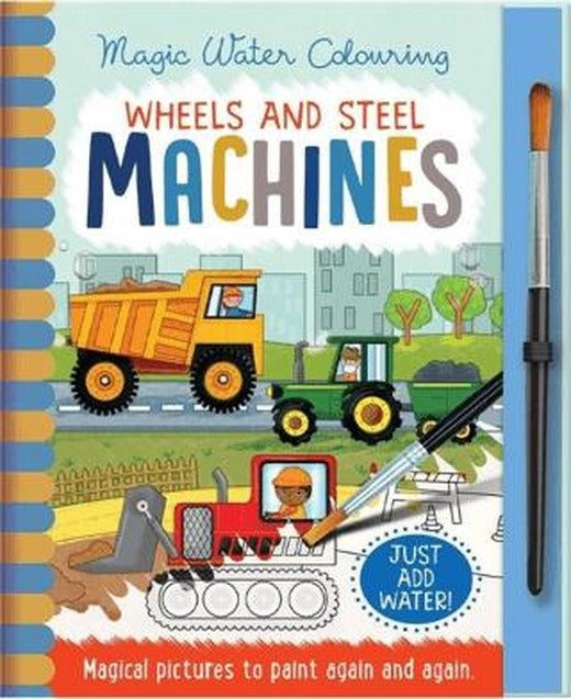 Magic Water Colouring - Machines | IMAGINE THAT (Ciltli)