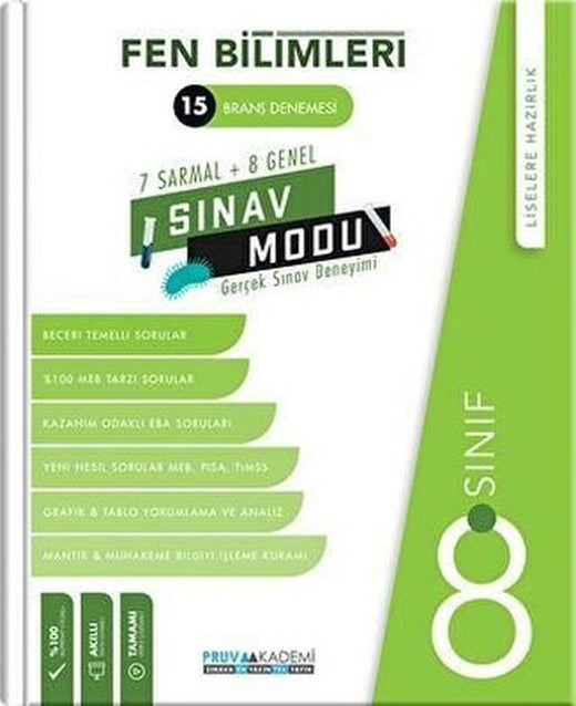 8. Sınıf Fen Bilgisi Branş Denemesi | Pruva Akademi